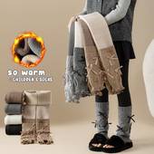 女童打底裤 女宝宝打底袜 子韩版 秋冬季 加绒加厚儿童堆堆袜套拼接裤