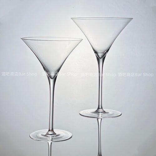 日式手工超薄水晶高脚马天尼杯