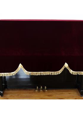 厂家供应新款YD18025金丝绒钢琴套 钢琴罩 半披