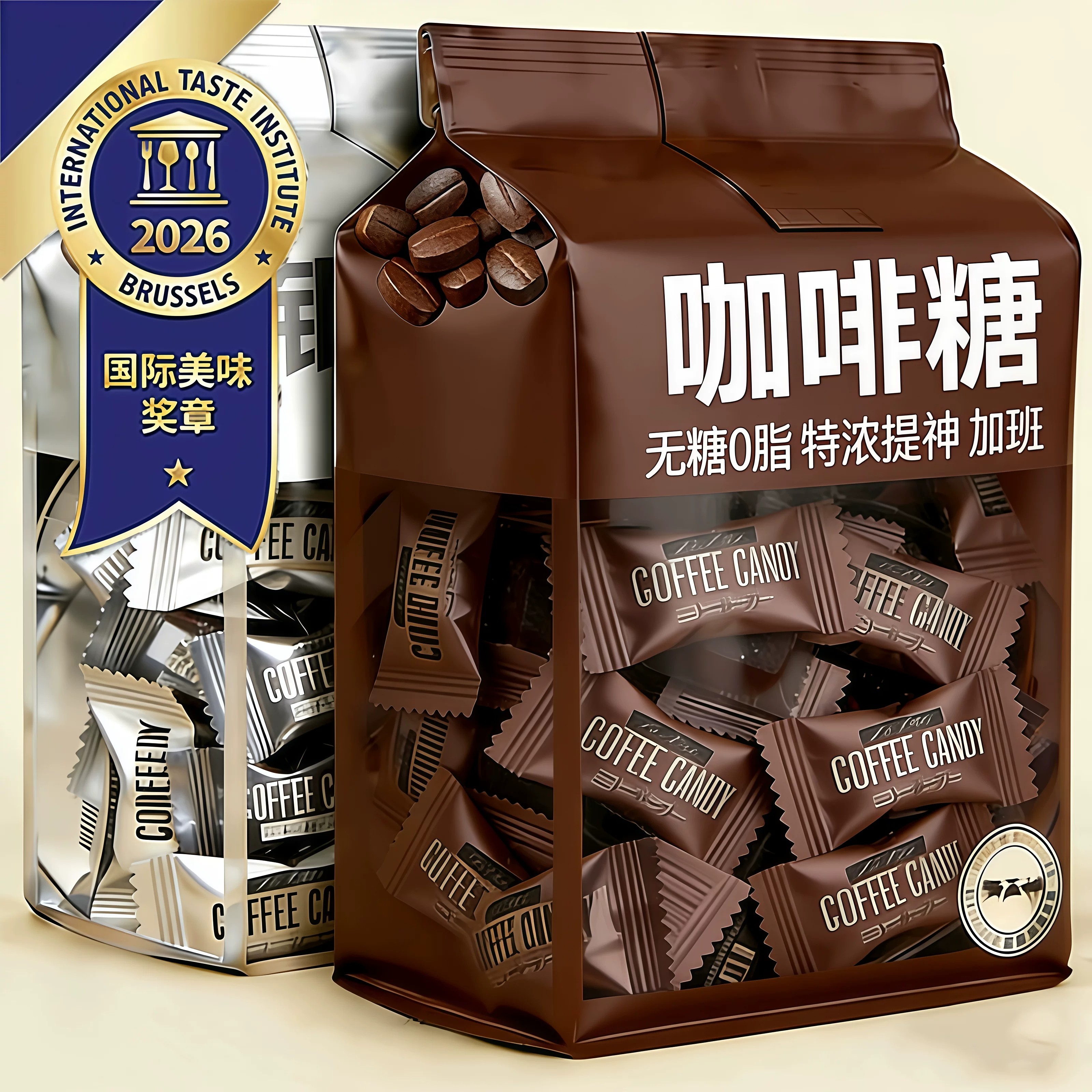 特浓提神咖啡糖无糖咖啡香浓郁不齁甜官方旗舰店正品原装小包装
