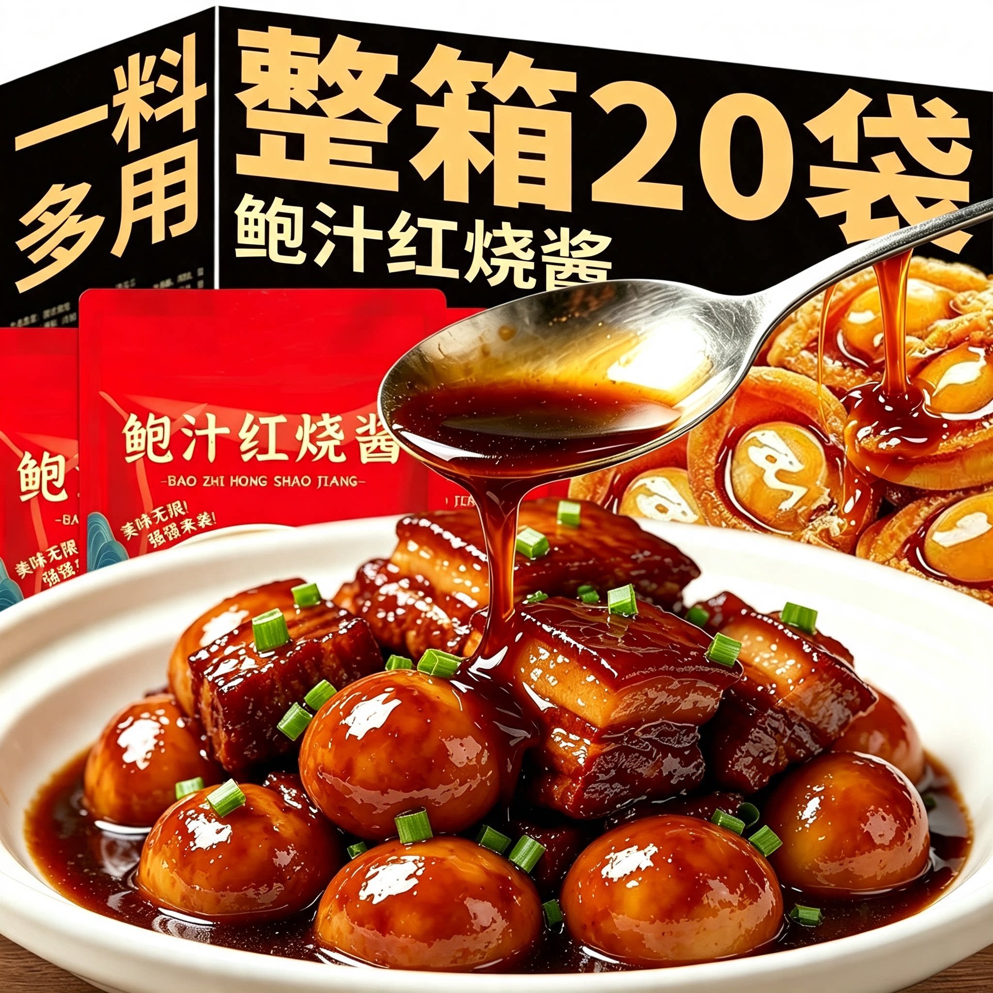 央妈推荐提鲜鲍汁红烧酱