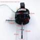 电动风扇双球轴承纯铜电机18英寸地板风扇表风扇Fs 45摇头电机长