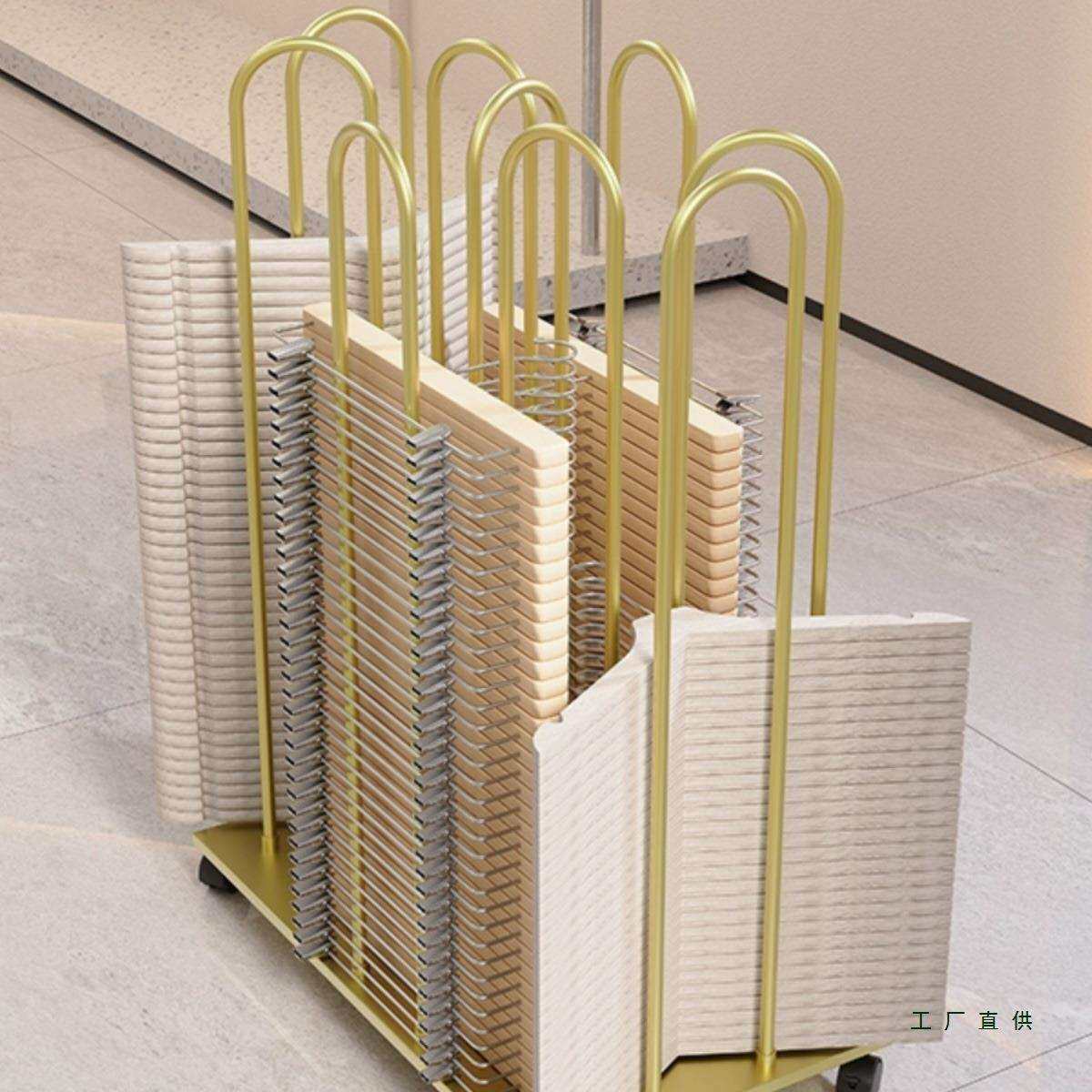 服装店铺衣架裤夹收纳放衣架的架子男女装店衣撑整理存放架子