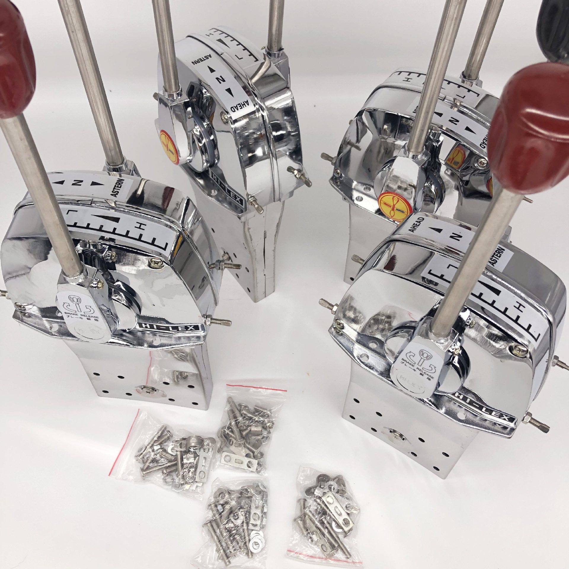 船用油门操纵杆游艇日式头油门线船用操纵器档位控制器操作器双档