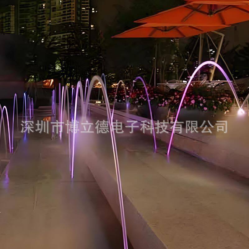 网红大型小型户外波光泉珍珠跳泉不锈钢波光喷头旱地池内玻光互动