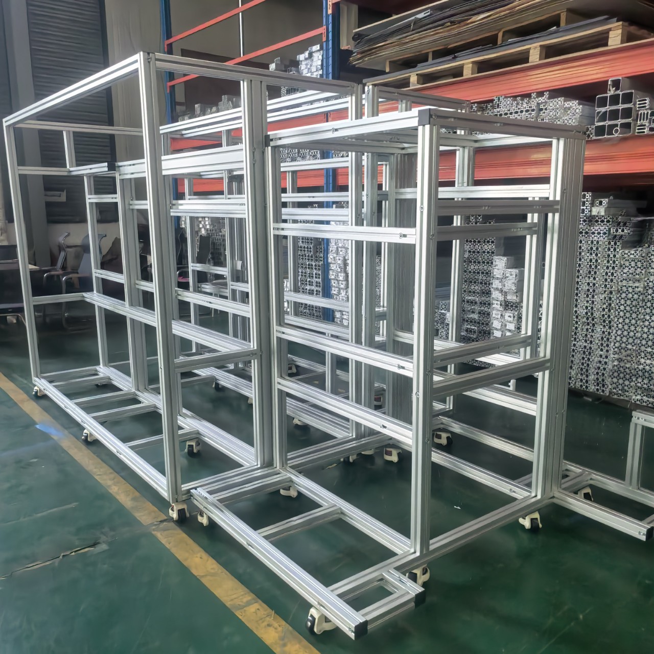成都工业铝型材 铝材 铝合金框架 流体设备主机架 机器人衍架