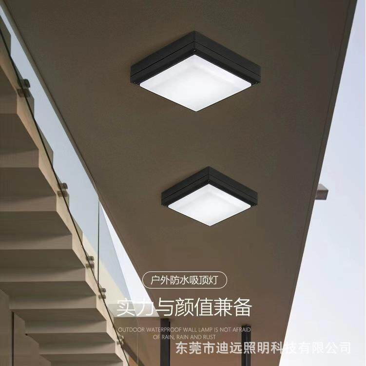 户外防水壁灯防潮灯防尘吸顶灯防蚊虫花园别墅庭院走廊露台三防灯