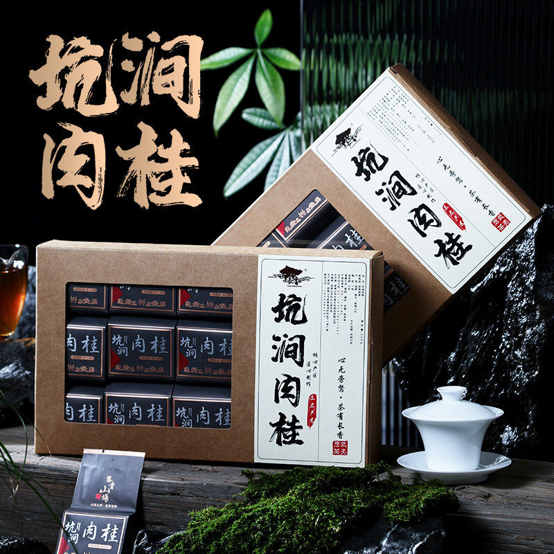 大红袍肉桂春茶正岩坑涧茶叶马头岩肉桂武夷岩茶浓香型500g泡袋装