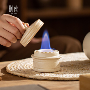 陶瓷无芯酒精灯户外煮茶专用加厚防E爆家用艾灸实验室小火锅酒精