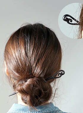 20 Styles Black Natural Sandalwood Hair Sticks High Quality