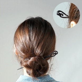 20 Styles Black Natural Sandalwood Hair Sticks High Quality