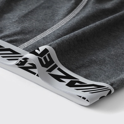 4 Piece Men's Underwear Soft Comfortable Men's Long Boxer B