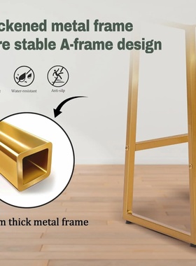 White & Gold Counter Height Bar Stools Set of 3 for Kitchen