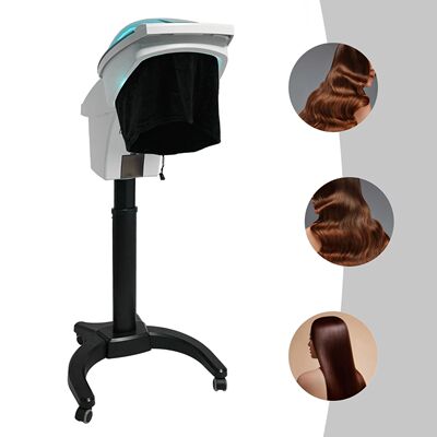 White Plastic Hair Steamer,7 Light 700W Standing Hair Steame