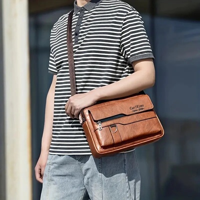 Neutral Style Shoulder Bag for Men and Women, Suitable for