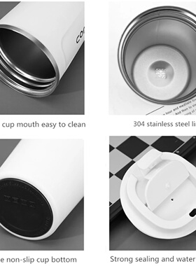 Thermo Cafe Coffee Mug Car Thermos Mug 380/510ML Leak_Proof