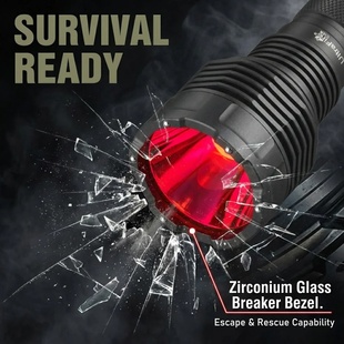 UltraFire C15R Red Light Hunting Flashlight 620nm LED Tacti