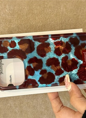 Simple Fashion Smudge Leopard Print Soft Phone Case For iPh