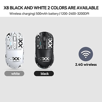 Warvank X8 Wireless Gaming Mouse 500mAh TYPE-C Rechargeable