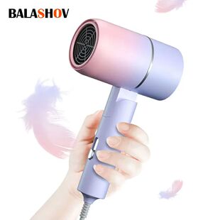 MIni Folding Hairdryer 750W with Carrying Bag Hot Air Anion