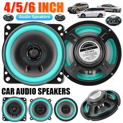 4/5/6 Inch Car Speakers 100/160W HiFi Coaxial Subwoofer Univ