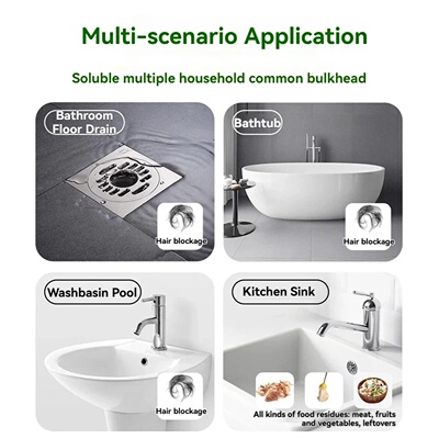 1/3/6 Bag Pipeline Clearing Powder Fast-Acting Formula Powe