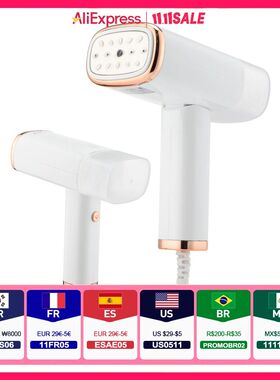 Portable Handheld  Steam Iron 1000W Folding Mini Garment Han