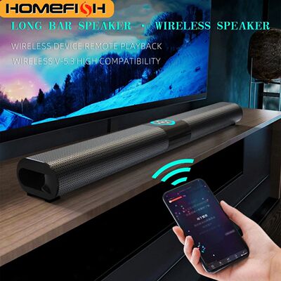 HOMEFISH BS-20  RGB Ambient Light Bluetooth Speaker 6 EQ Sou