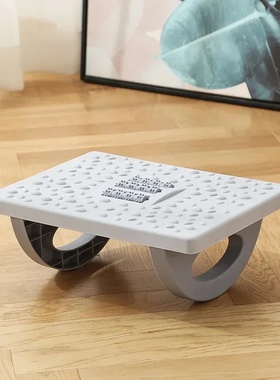 Ergonomic Under-Desk Foot Rest with Massage Rollers – Porta