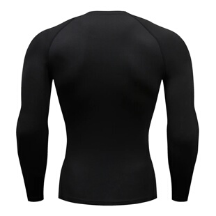 Men Running Compression T-shirt Long sleeves Sport Tees Gym