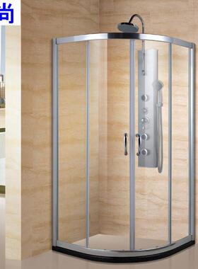 直销双推拉淋浴房精品简易浴室钢化玻璃移门淋浴房S7009
