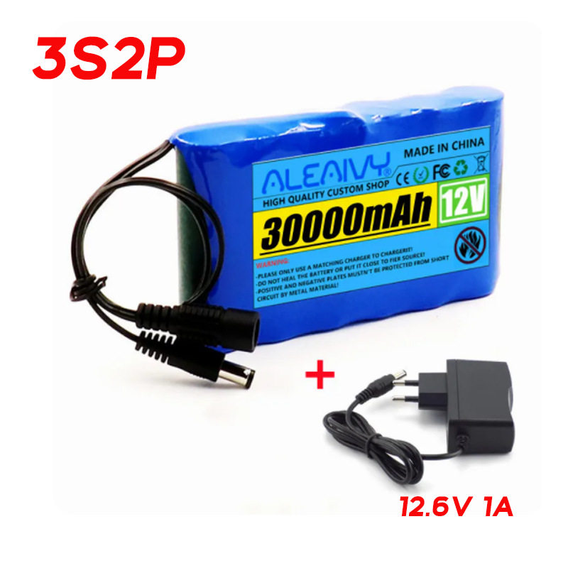 12V 30Ah可充电锂离子电池 太阳能LED灯 CCTV监视器 太阳船电池