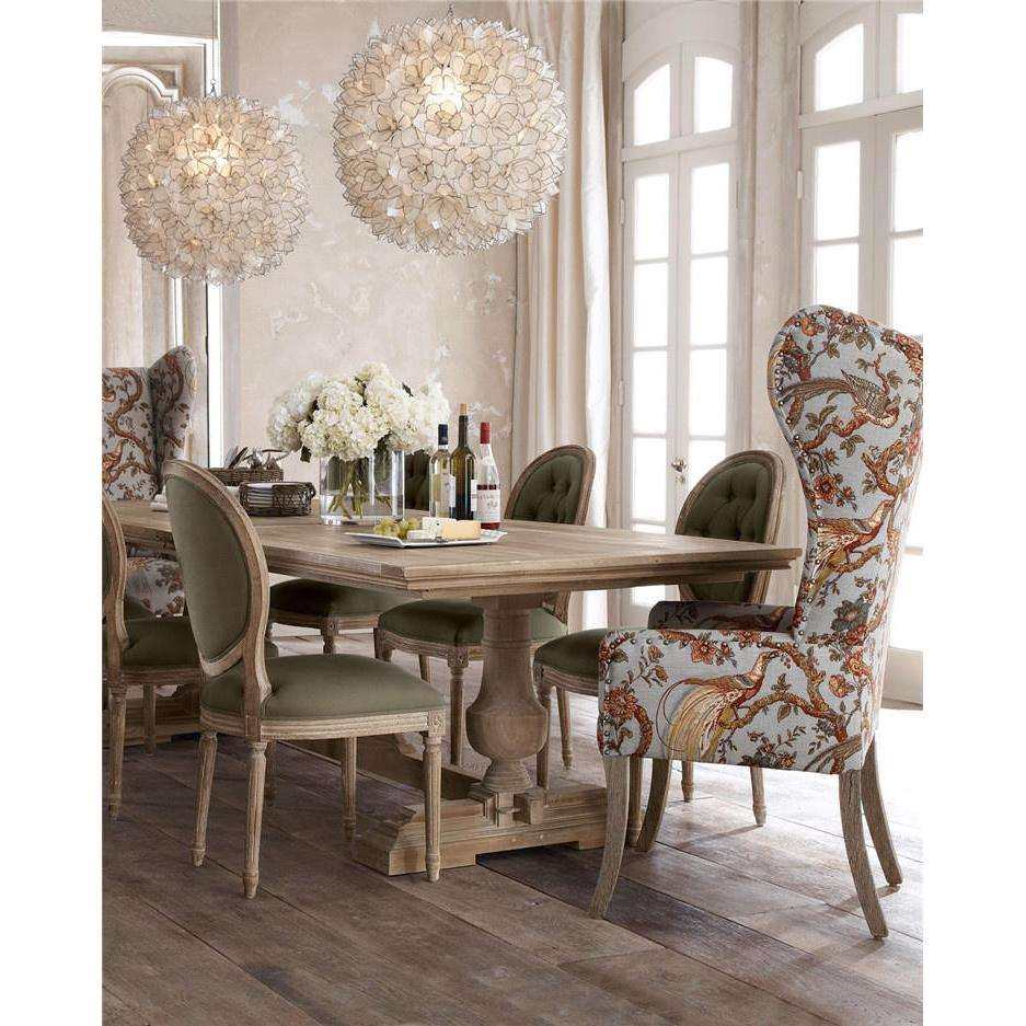 法式轻奢做旧长桌原木休闲家用会客M&实木美式餐桌复古创意大板桌