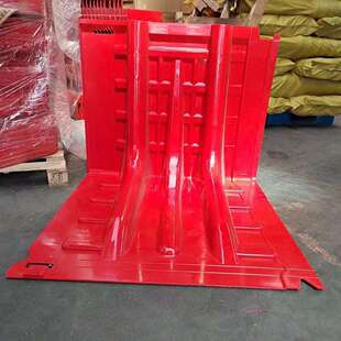 L型防汛防洪挡水板地下车库阻水板红色ABS可移动围堰防洪闸
