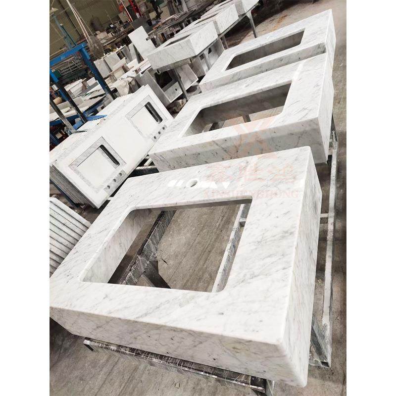 连纹办公楼卫生间台面常规加定工制小颗粒岩板单件加定工制单水龙