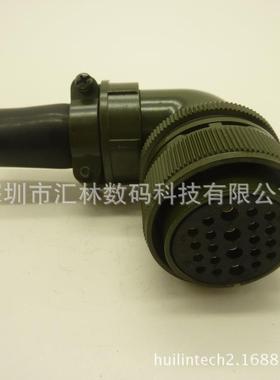 工业航空插头MS3108A28-11S弯形90度连接器-低价销售