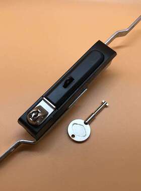 MS834-1P TC06-1黑色连杆锁，电柜门锁，高低压配电盘锁，机柜锁