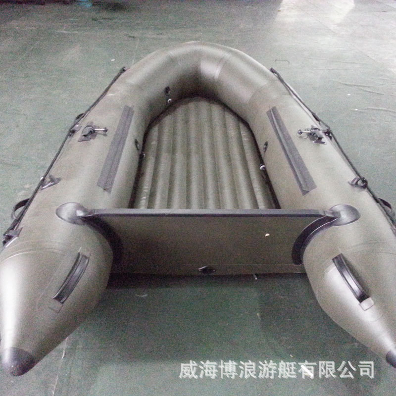 博浪 冲锋舟290SLD 可乘坐4人 环保PVC漂流船 皮划艇充气船可批发