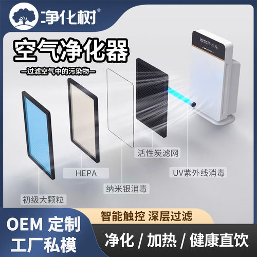 家用负离子除醛去味空气净化器
