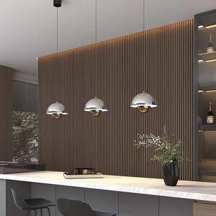 北欧丹麦VP1花苞灯奶油风卧室床头伸缩吊灯可升降餐厅吧台吊线灯