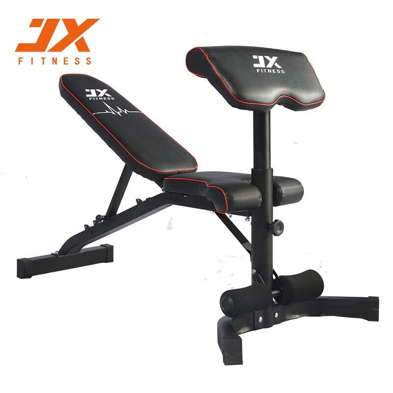 军霞JX-720 综合训练器材仰卧板家用健身器材哑铃凳家用多功能