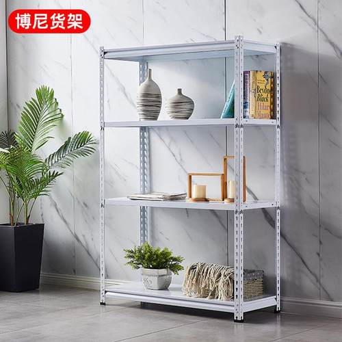 厨房置物架仓储货架多层免螺丝角钢储物架仓库超市壁挂式收纳架