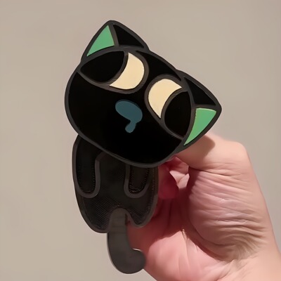 罗小黑战记2电影周边天才小猫罗小黑摇摇乐亚克力钥匙扣物料挂件