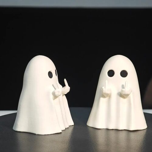 跨境爆款可爱幽灵雕像Cute Ghost Statuet复活节创意摆件手工