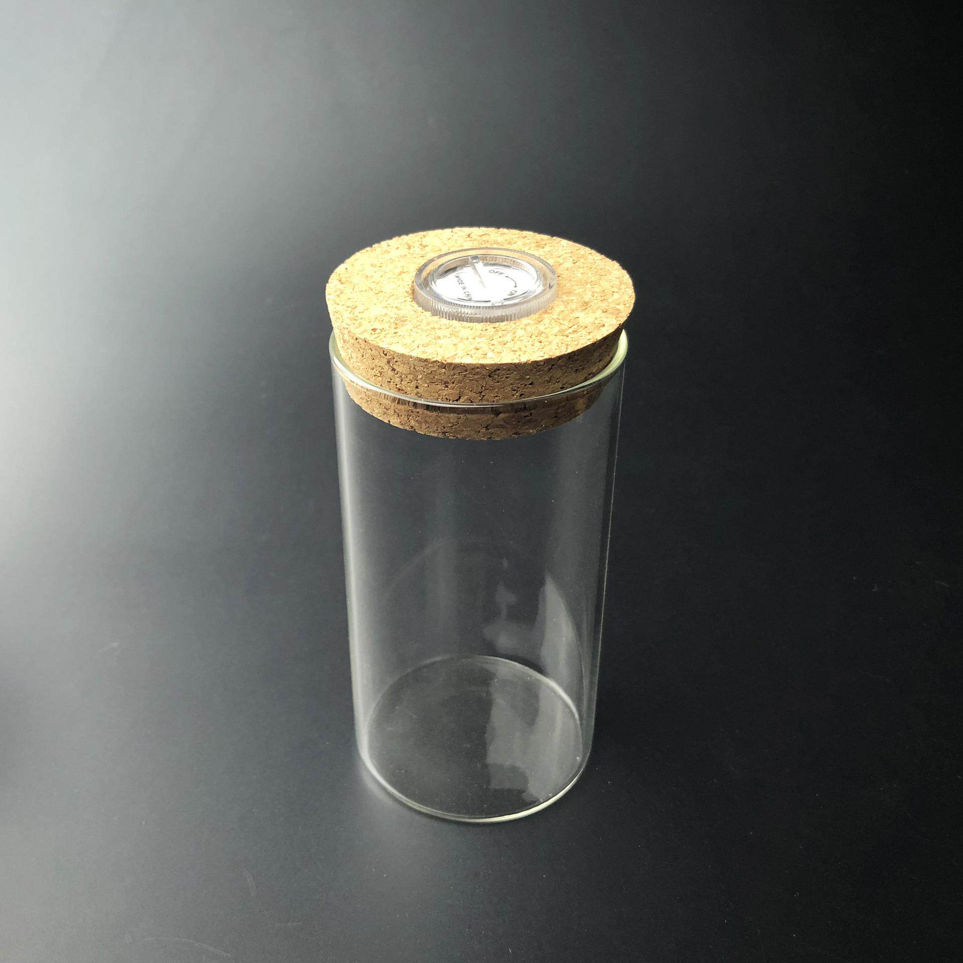 苔藓微景观生态瓶 DIY多肉植物玻璃容器 小圆柱木塞玻璃瓶储物罐