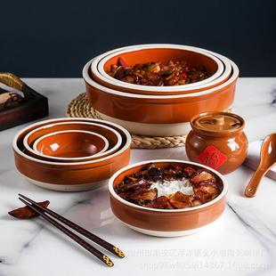 陶瓷蒸饭碗 家用复古钵碗 梅菜扣肉碗蒸菜碗蒸蛋碗 按箱起批