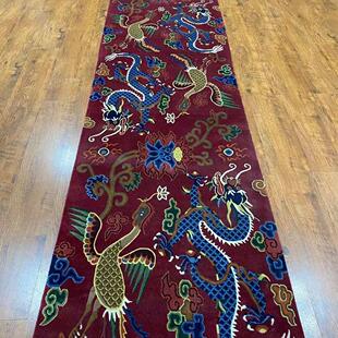 器世界尼泊尔纯手工羊毛藏毯大经堂地毯别墅地毯佛堂地毯