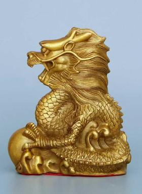 风水全套纯铜十二生肖家居摆件属鼠牛虎属兔龙蛇马羊猴鸡狗猪黄铜