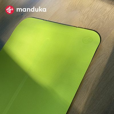 Manduka加厚5mm双面减震瑜伽垫 TPE材质 初学者青蛙垫