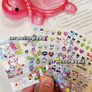 古早塔麻可吉tamagotchi电子宠物美甲贴手机壳果冻相机CCD手机贴